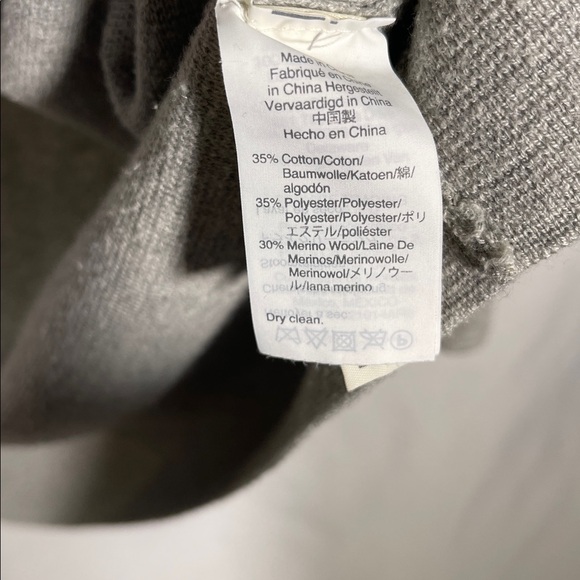 J CREW WOMENS SOPHIE OPEN FRONT CARDIGAN SWEATER MEDIUM WOOL GRAY - Picture 6 of 8